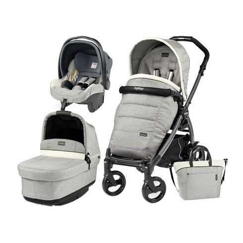 Carucior 3 in1 Book Plus 51 Black POP UP Elite - Peg Perego