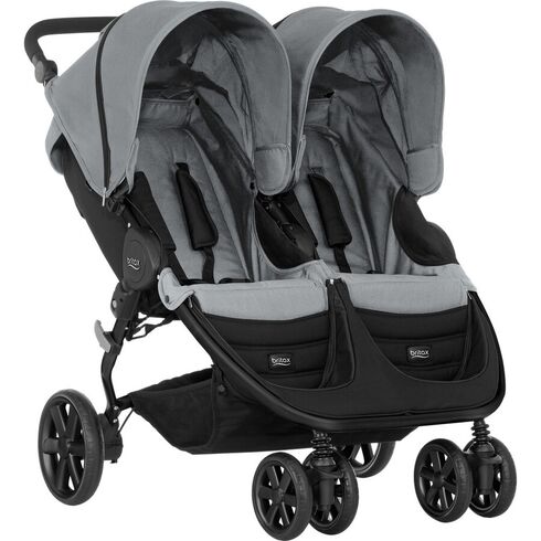 Carucior B-agile Dublu Steel grey Britax  - ExclusivMAG.ro