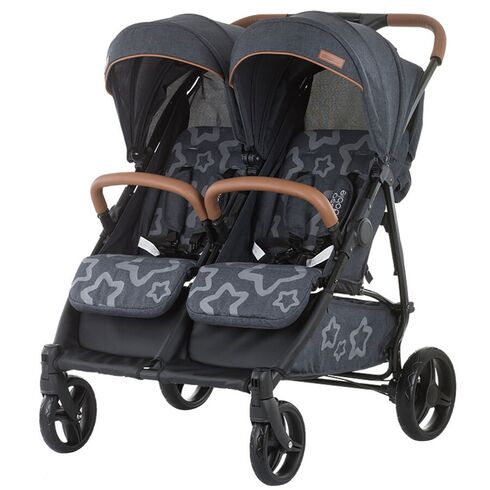 Carucior gemeni Chipolino Passo Doble granite grey  - ExclusivMAG.ro