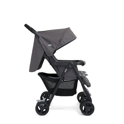Carucior gemeni Joie Aire Twin Dark Pewter, Culoare: Gri deschis - poza 2 - ExclusivMAG.ro