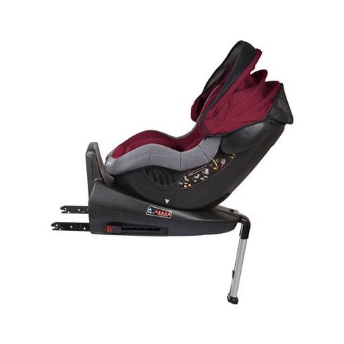BabyGo – Scaun auto ISO Rotativ 360° - Rosu,poza 5