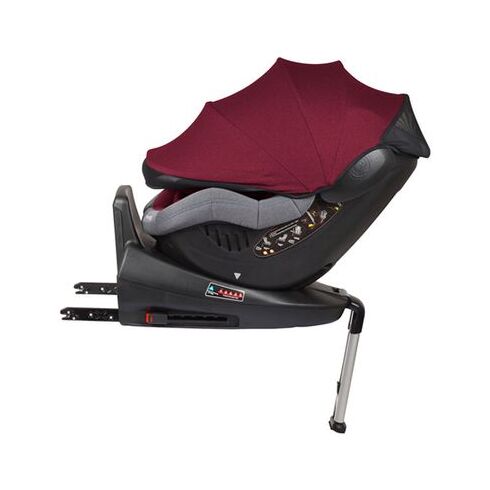 BabyGo – Scaun auto ISO Rotativ 360° - Rosu,poza 7