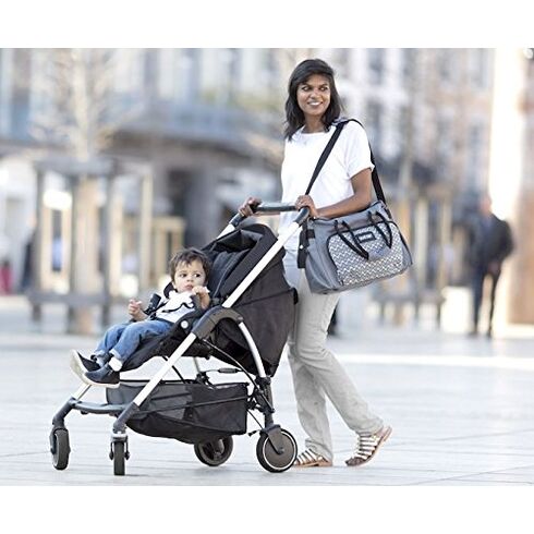 Badabulle - Geanta pt scutece Boho Grey,poza 3