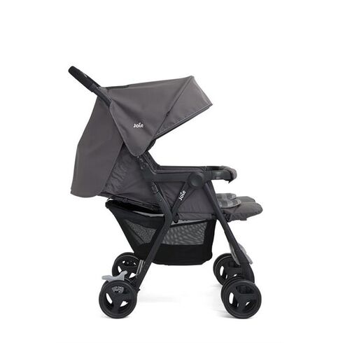 Carucior gemeni Joie Aire Twin Dark Pewter, Culoare: Gri deschis - poza 3 - ExclusivMAG.ro
