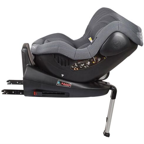 BabyGo – Scaun auto ISO Rotativ 360° - Gri,poza 3