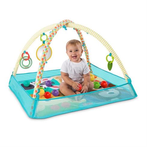 Bright starts - Salteluta de activitati cu bile ‘More-in-One Ball Pit Fun’ - poza 4 - ExclusivMAG.ro
