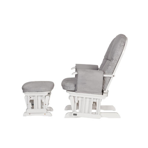 Fotoliu reglabil alaptare, cu suport pentru picioare Gri Tutti Bambini, Culoare: Gri,poza 5