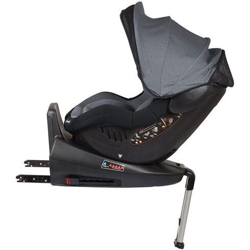 BabyGo – Scaun auto ISO Rotativ 360° - Gri,poza 5