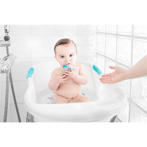 Badabulle - Set cadita ergonomica si suport pentru cadita Fun - White - poza 2 - ExclusivMAG.ro