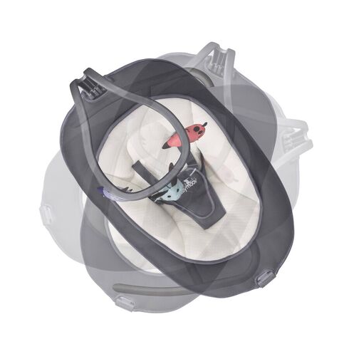 Leagan Swoon Motion Zinc Babymoov, Culoare: Alb/Gri,poza 5