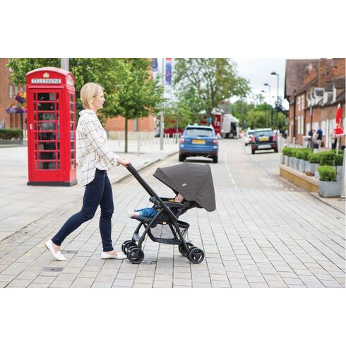 Carucior Joie cu maner reversibil Mirus Ember, Culoare: Gri/Negru,poza 3
