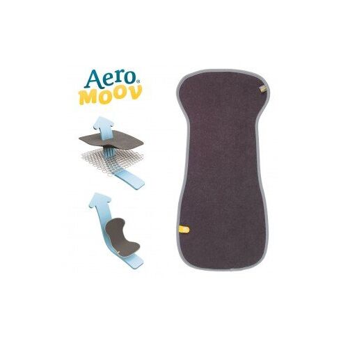 Protectie Antitranspiratie Scaun Auto GR 2-3 BBC Organic Anthracite Aeromoov, Culoare: Gri,poza 12