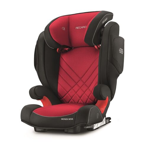 Scaun auto Isofix Monza Nova 2 Racing Red - Recaro, Culoare: Rosu/Negru, Grupa: 15-36kg (4 ani - 12 ani)