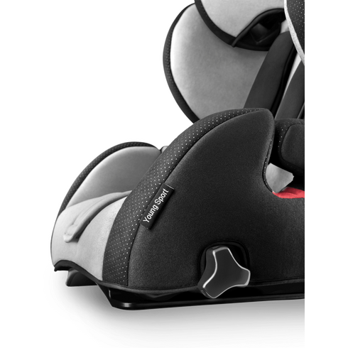 Scaun auto Recaro Young Sport Hero Carbon Black, Culoare: Gri/Negru, Grupa: 9-36kg (9 luni - 12 ani) - poza 4 - ExclusivMAG.ro