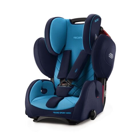 Scaun auto Recaro Young Sport Hero Xenon Blue, Culoare: Albastru, Grupa: 9-36kg (9 luni - 12 ani) - poza 5 - ExclusivMAG.ro