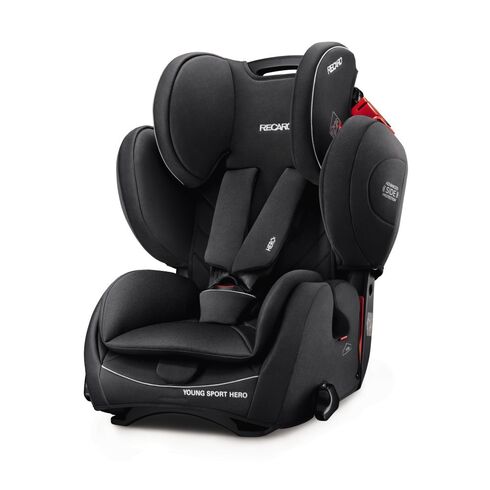 Scaun auto Recaro Young Sport Hero Performance Black, Culoare: Negru, Grupa: 9-36kg (9 luni - 12 ani)