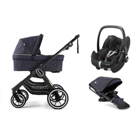 Pachet 3in1 NXT90 ERGO Lounge Eco Navy - Emmaljunga