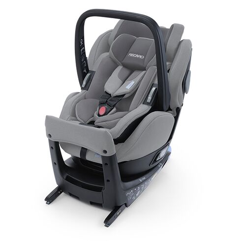 Scaun Auto Isofix Recaro Salia Elite Prime Silent Grey, Culoare: Gri, Grupa: 0-18kg (0 luni - 4 ani)