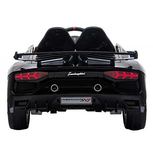 Masinuta electrica Chipolino Lamborghini Aventador SVJ black cu roti EVA, Culoare: Negru,poza 7