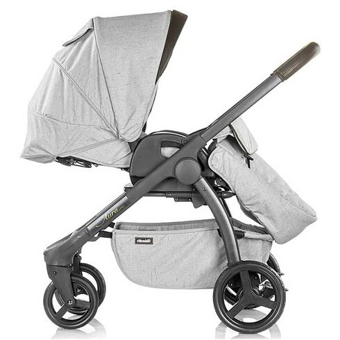 Carucior Chipolino Aura 3 in 1 smoked pearl linen melange - poza 10 - ExclusivMAG.ro