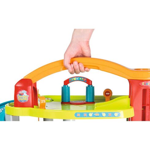 Jucarie Smoby Garajul mare Vroom Planet cu 1 masinuta,poza 9