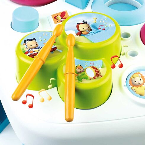 Masa educativa Smoby Cotoons albastru cu efecte sonore si luminoase,poza 2