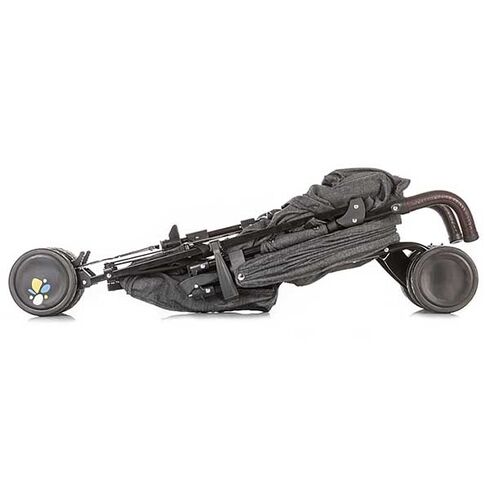 Carucior sport Chipolino Sofia black cotton jeans,poza 5