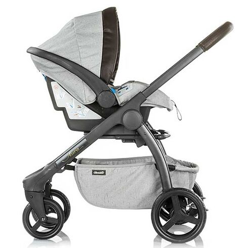 Carucior Chipolino Aura 3 in 1 smoked pearl linen melange - poza 12 - ExclusivMAG.ro