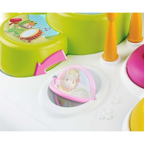 Masa educativa Smoby Cotoons roz cu efecte sonore si luminoase,poza 6