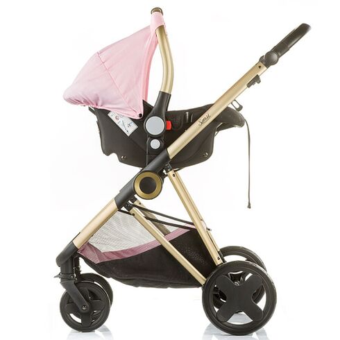 Carucior 3 in 1 Chipolino Sensi pink mist,poza 11  - ExclusivMAG.ro Carucior 3 in 1 Chipolino Sensi pink mist,poza 11