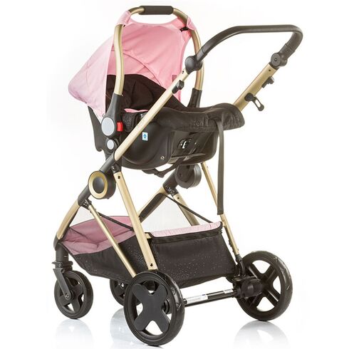Carucior 3 in 1 Chipolino Sensi pink mist,poza 6  - ExclusivMAG.ro Carucior 3 in 1 Chipolino Sensi pink mist,poza 6