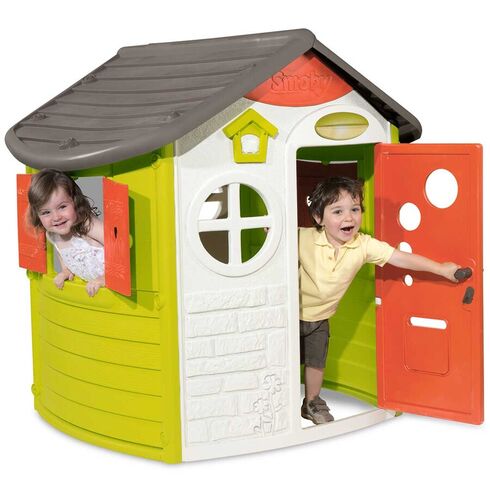 Casuta pentru copii Smoby Jura Logde Playhouse,poza 4  - ExclusivMAG.ro Casuta pentru copii Smoby Jura Logde Playhouse,poza 4