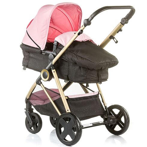 Carucior 3 in 1 Chipolino Sensi pink mist,poza 2  - ExclusivMAG.ro Carucior 3 in 1 Chipolino Sensi pink mist,poza 2
