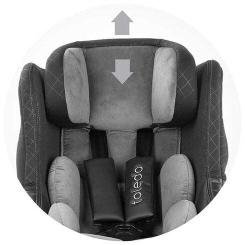 Scaun auto Chipolino Toledo 0-18 kg frappe cu sistem Isofix si sezut rotativ - poza 4 - ExclusivMAG.ro