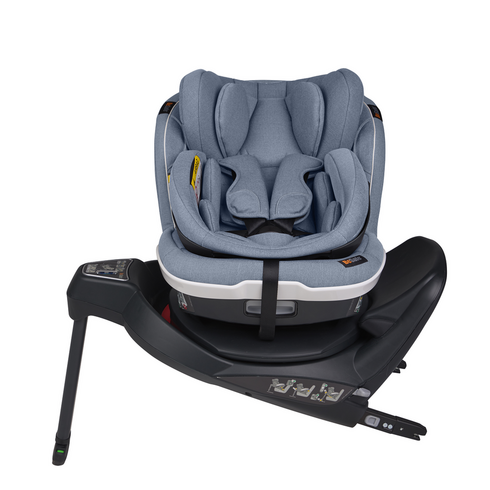 Scaun auto BeSafe iZi Twist B i-Size (0-4 ani) Cloud Mélange, Culoare: Albastru, Grupa: 0-18kg (0 luni - 4 ani)