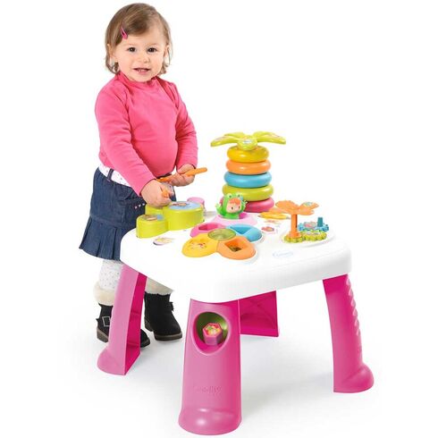 Masa educativa Smoby Cotoons roz cu efecte sonore si luminoase,poza 8