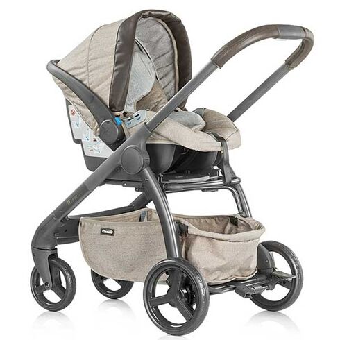 Carucior Chipolino Aura 3 in 1 frappe linen melange - poza 5 - ExclusivMAG.ro