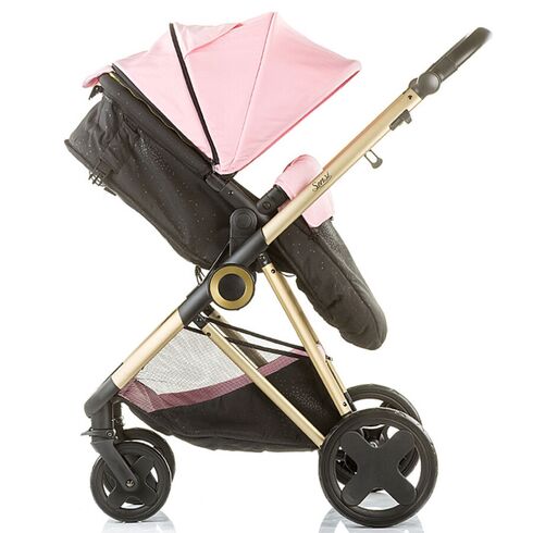 Carucior 3 in 1 Chipolino Sensi pink mist,poza 5  - ExclusivMAG.ro Carucior 3 in 1 Chipolino Sensi pink mist,poza 5