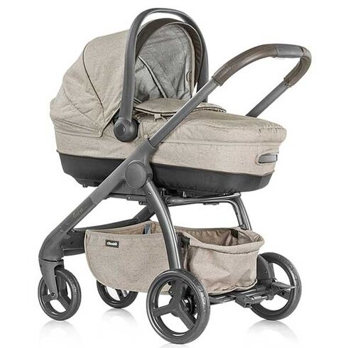 Carucior Chipolino Aura 3 in 1 frappe linen melange - poza 2 - ExclusivMAG.ro