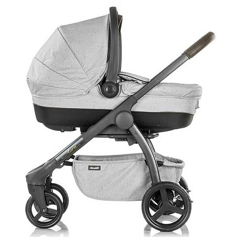 Carucior Chipolino Aura 3 in 1 smoked pearl linen melange - poza 9 - ExclusivMAG.ro