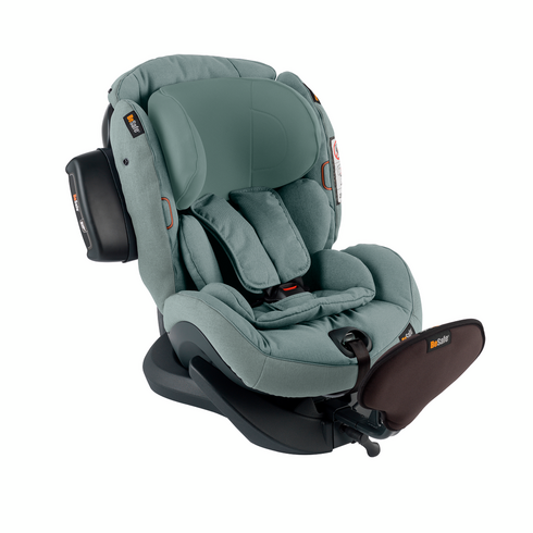 Scaun auto BeSafe iZi Plus X1 Sea Green Mélange, Culoare: Verde, Grupa: 0-25kg (0 luni - 7 ani)