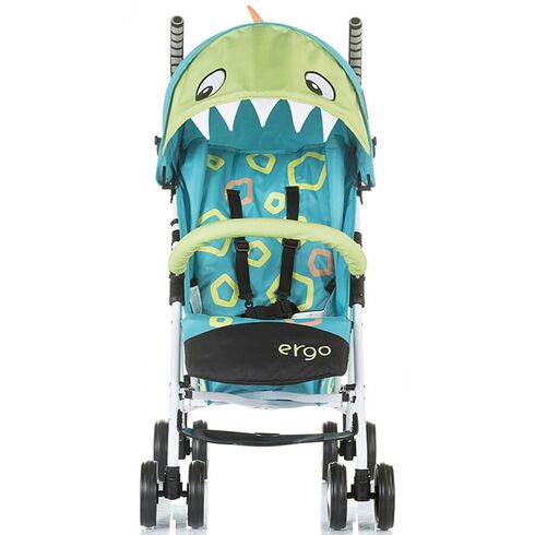 Carucior sport Chipolino Ergo blue baby dragon, Culoare: Turcoaz - poza 4 - ExclusivMAG.ro