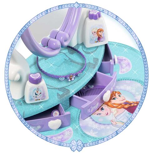 Jucarie Smoby Masuta de machiaj Frozen 2 in 1 cu accesorii,poza 4