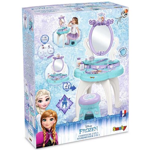 Jucarie Smoby Masuta de machiaj Frozen 2 in 1 cu accesorii,poza 7