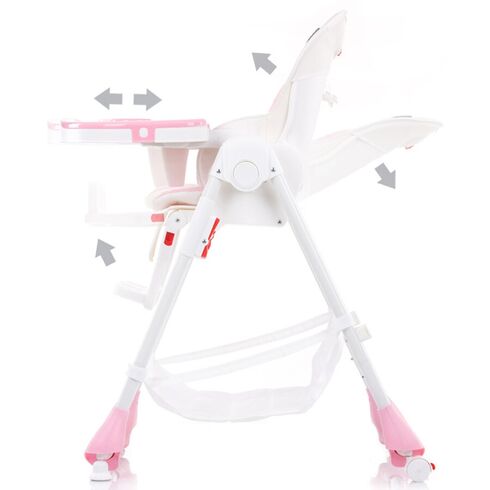 Scaun de masa Chipolino Gelato rose pink, Culoare: Roz,poza 3