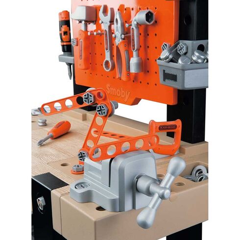 Atelier Smoby Black & Decker Bricolo Center cu accesorii,poza 7