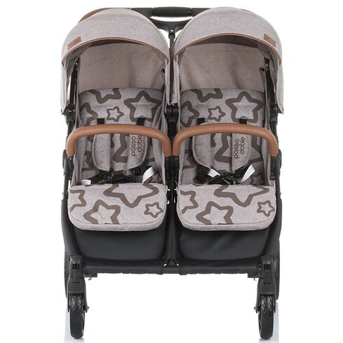 Carucior gemeni Chipolino Passo Doble caramel,poza 3