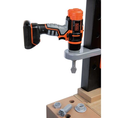 Atelier Smoby Black & Decker Bricolo Center cu accesorii,poza 5