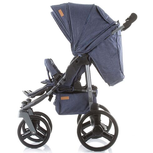 Carucior gemeni Chipolino Twix jeans, Culoare: Albastru - poza 4 - ExclusivMAG.ro