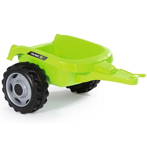 Tractor cu pedale si remorca Smoby Farmer XL alb negru - poza 4 - ExclusivMAG.ro